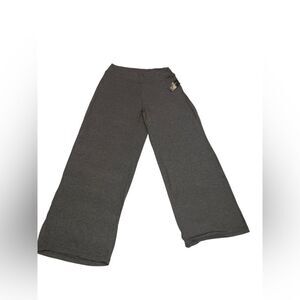 INC International Concepts Womens Printed Wide Leg Sleep Pants Deep Black L